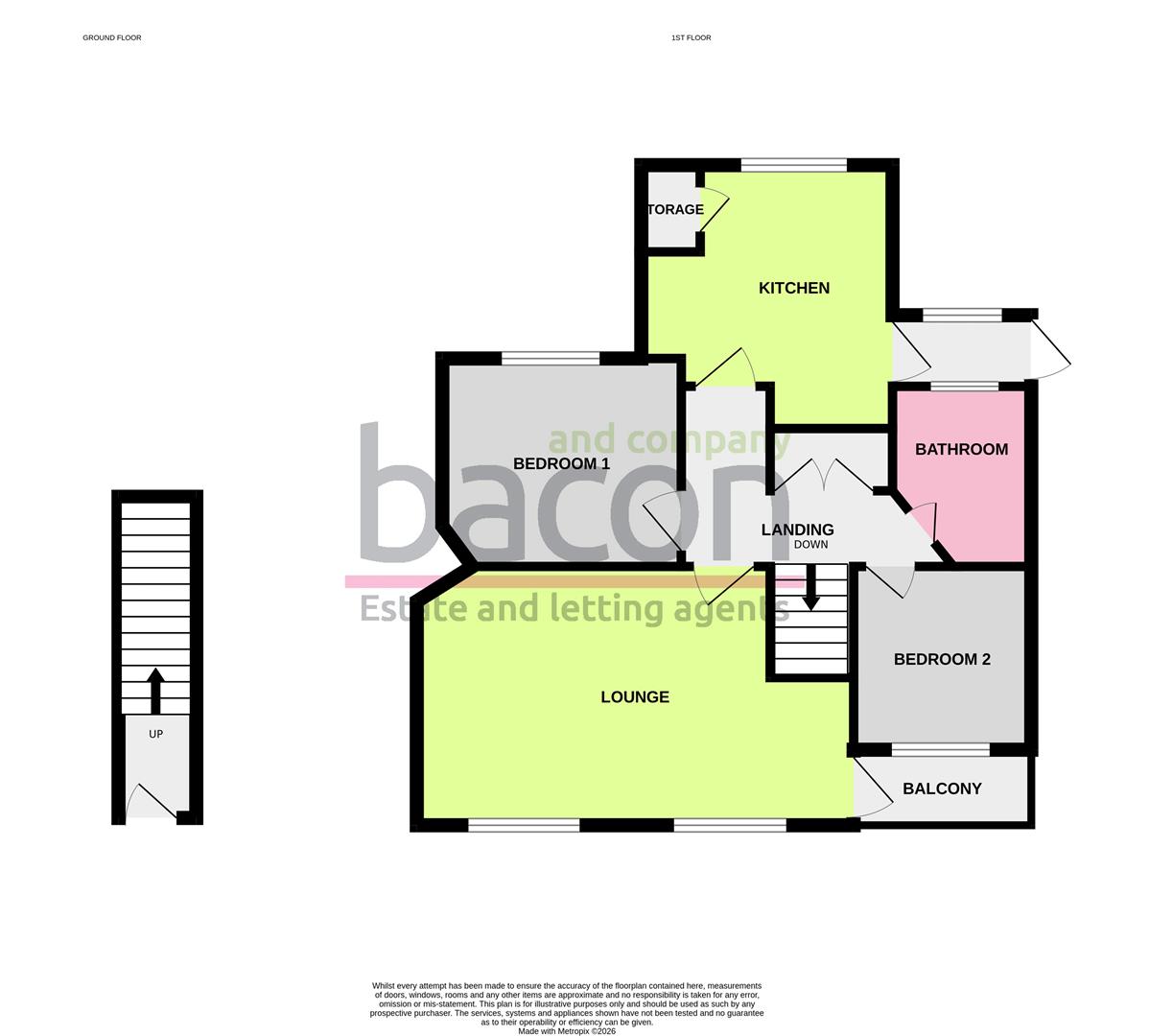 Floor Plan | Apartment | Centrecourt Road, Worthing | For Sale